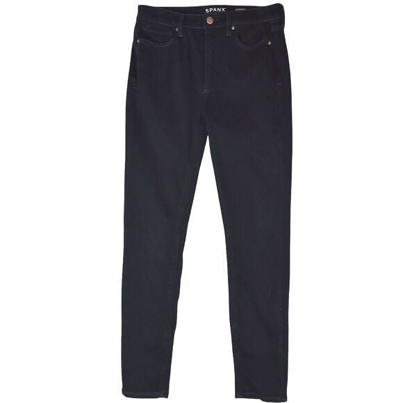 Black High-Rise Super Skinny Legging Jeans Size 29 5-Pocket Fit Minimal Stretch - Picture 1 of 10